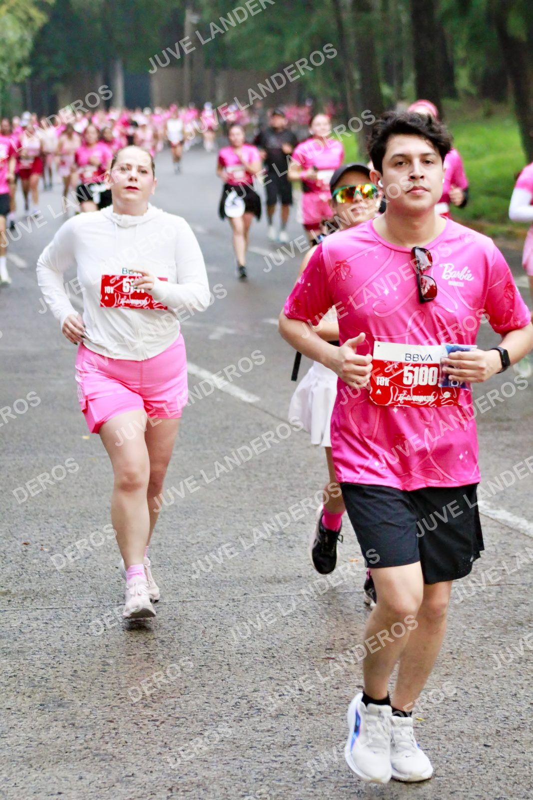 Foto del BARBIE RUN GUADALAJARA en Paseo Andares, Blvd. Puerta de Hierro 4965, Zapopan a las 07:07 · Ruta