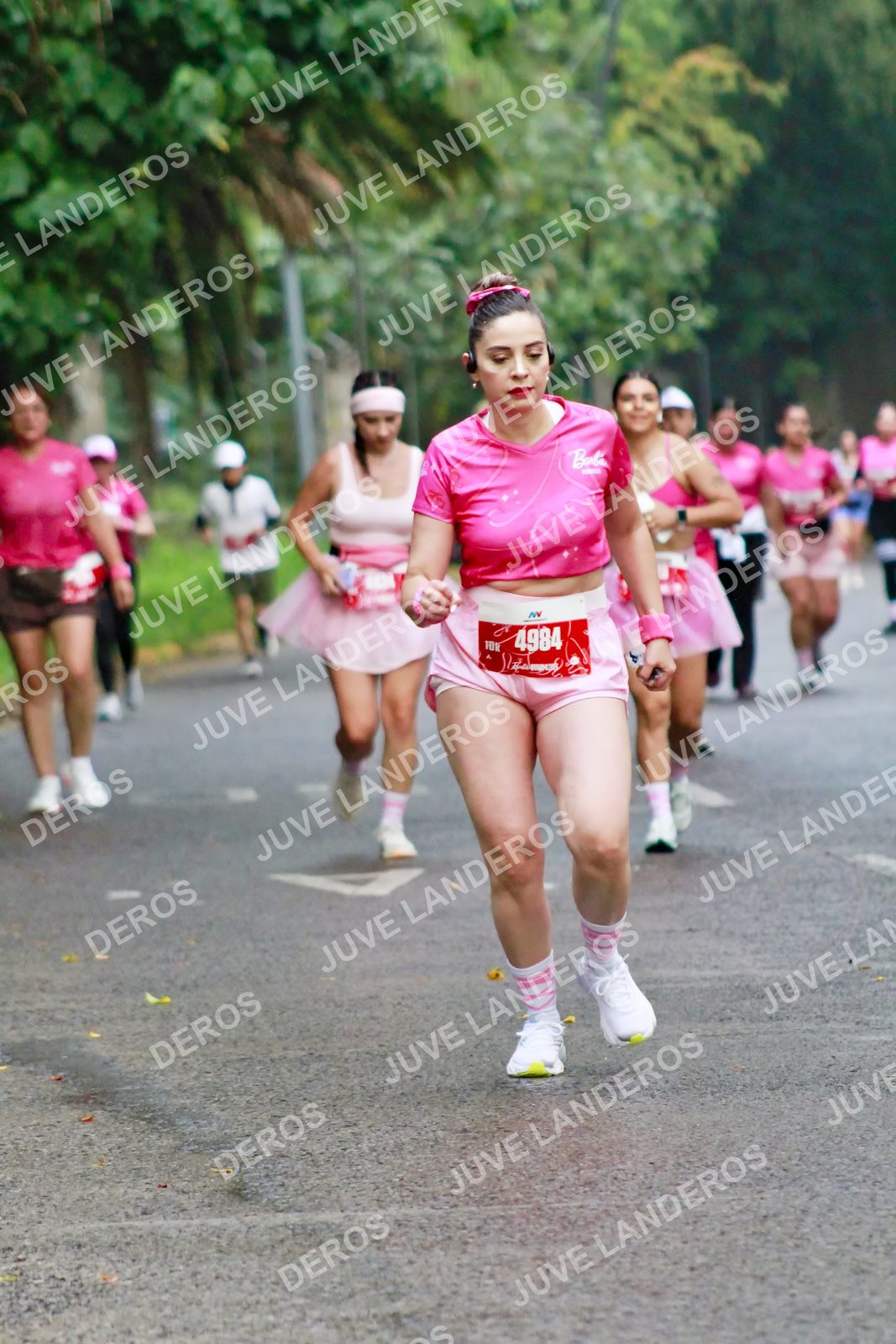 Foto del BARBIE RUN GUADALAJARA en Paseo Andares, Blvd. Puerta de Hierro 4965, Zapopan a las 07:07 · Ruta