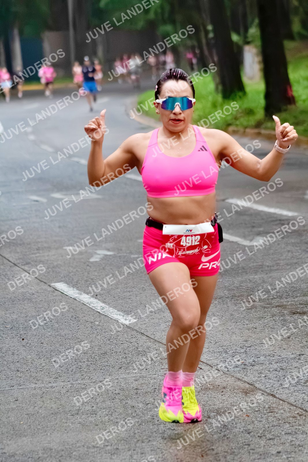 Foto del BARBIE RUN GUADALAJARA en Paseo Andares, Blvd. Puerta de Hierro 4965, Zapopan a las 06:59 · Ruta · dorsal 4912