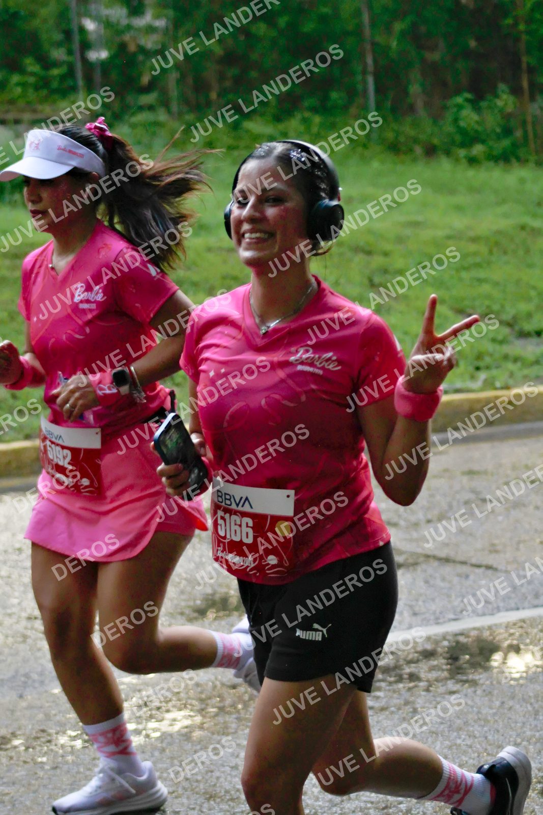 Foto del BARBIE RUN GUADALAJARA en Paseo Andares, Blvd. Puerta de Hierro 4965, Zapopan a las 07:38 · Ruta · dorsal 5166