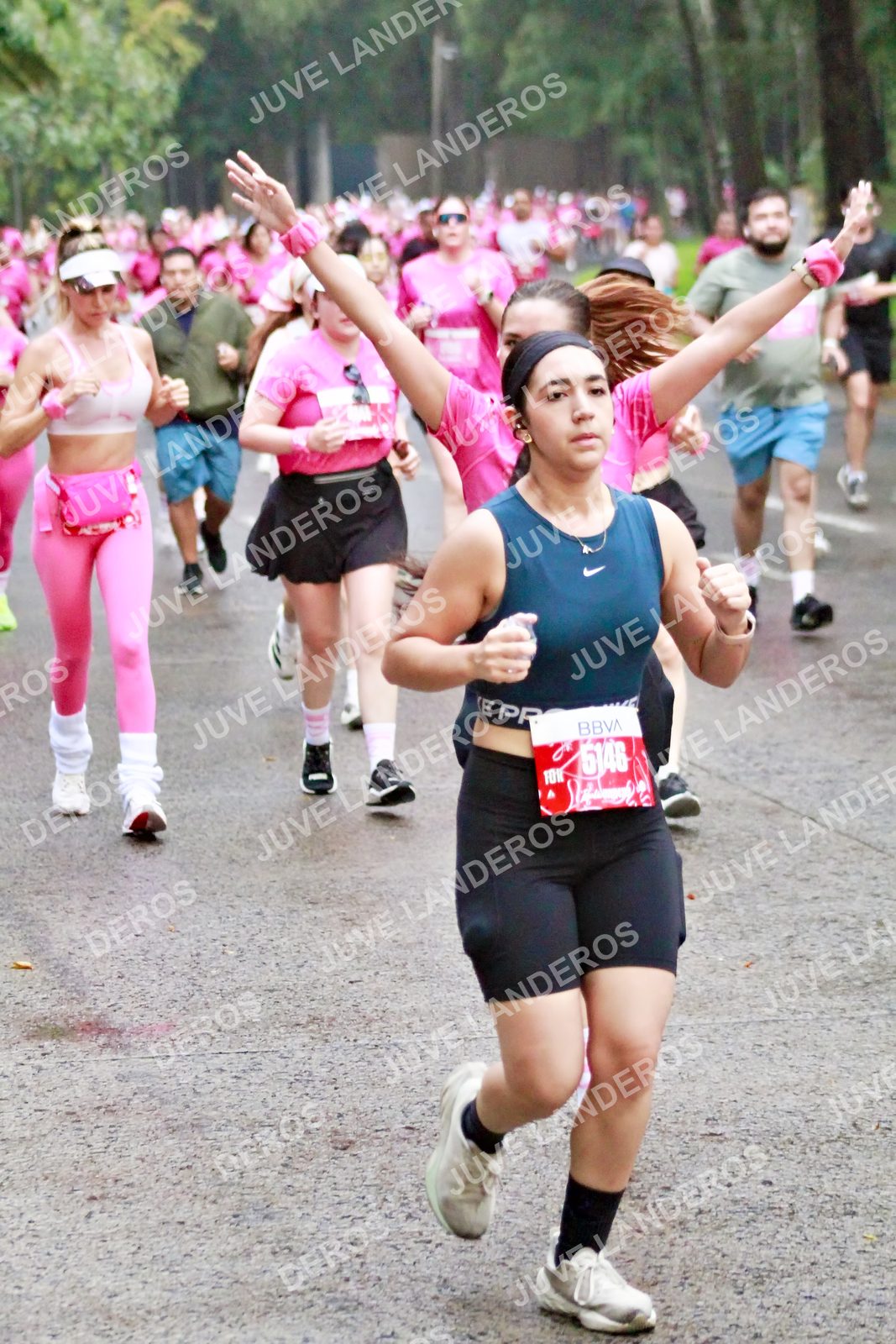 Foto del BARBIE RUN GUADALAJARA en Paseo Andares, Blvd. Puerta de Hierro 4965, Zapopan a las 07:05 · Ruta