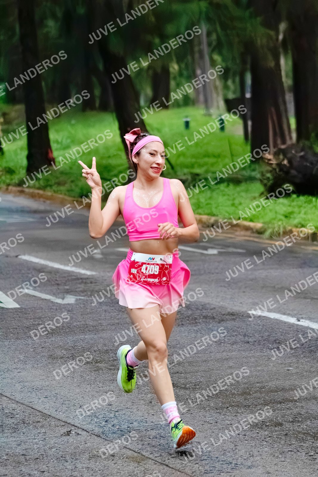Foto del BARBIE RUN GUADALAJARA en Paseo Andares, Blvd. Puerta de Hierro 4965, Zapopan a las 06:57 · Ruta · dorsal 4709