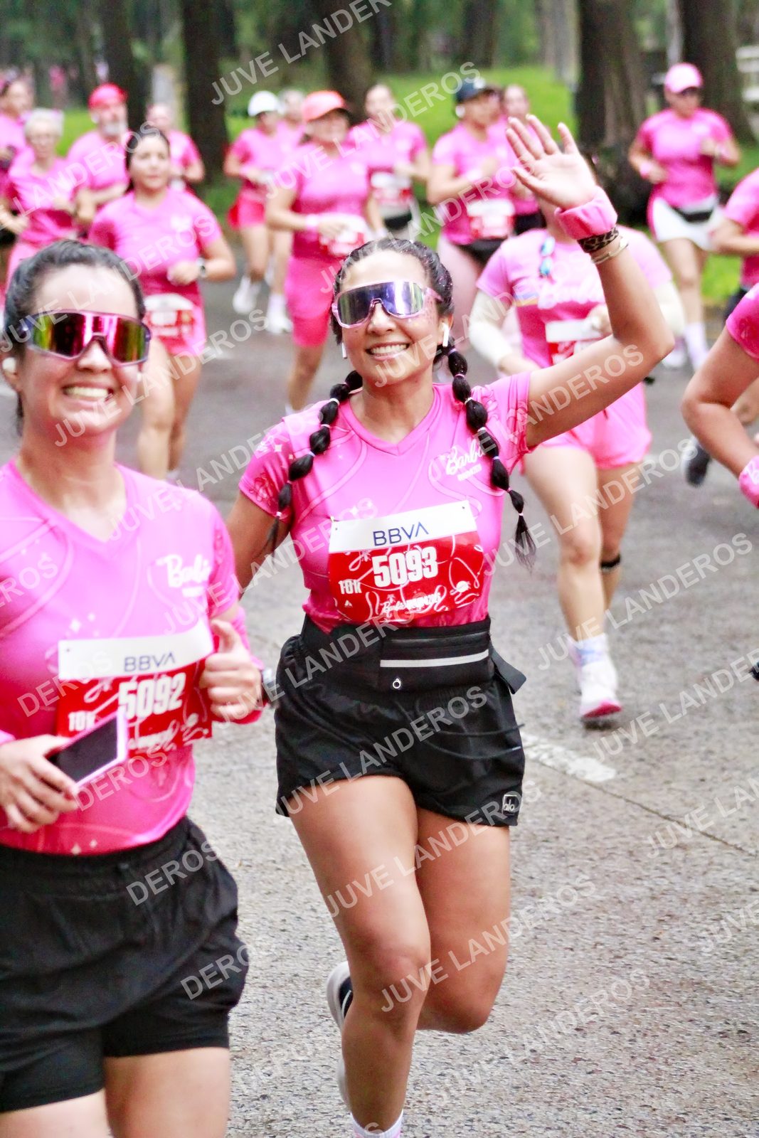 Foto del BARBIE RUN GUADALAJARA en Paseo Andares, Blvd. Puerta de Hierro 4965, Zapopan a las 07:05 · Ruta