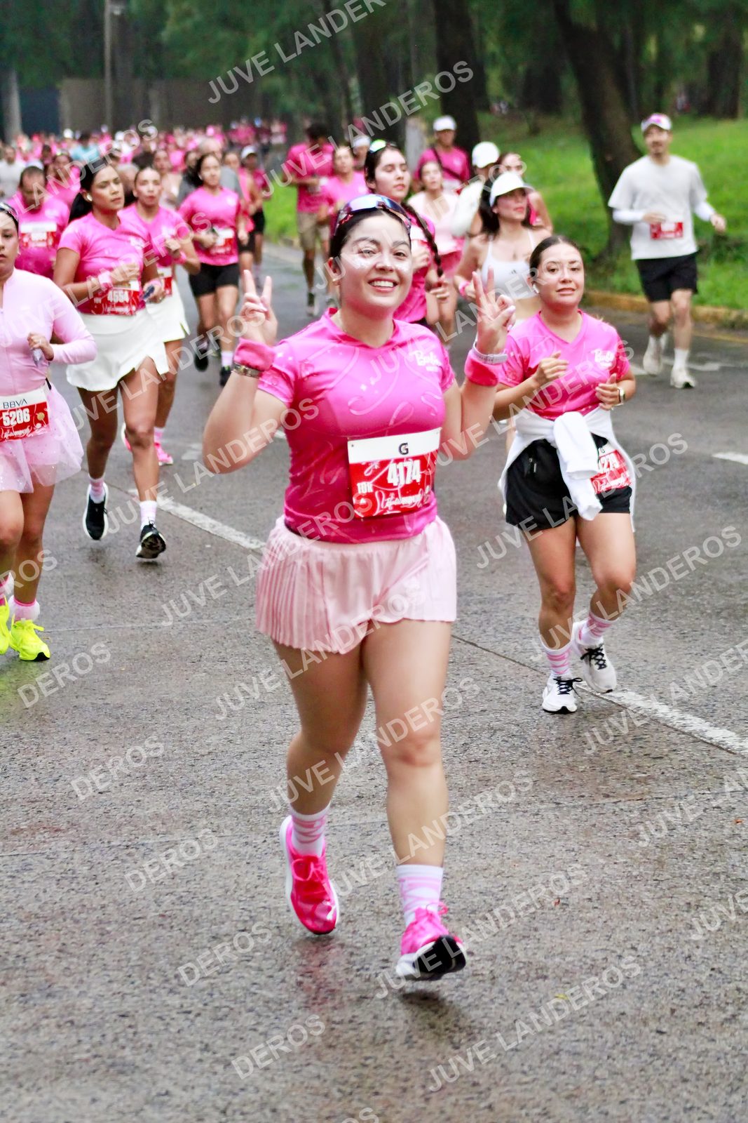 Foto del BARBIE RUN GUADALAJARA en Paseo Andares, Blvd. Puerta de Hierro 4965, Zapopan a las 07:04 · Ruta