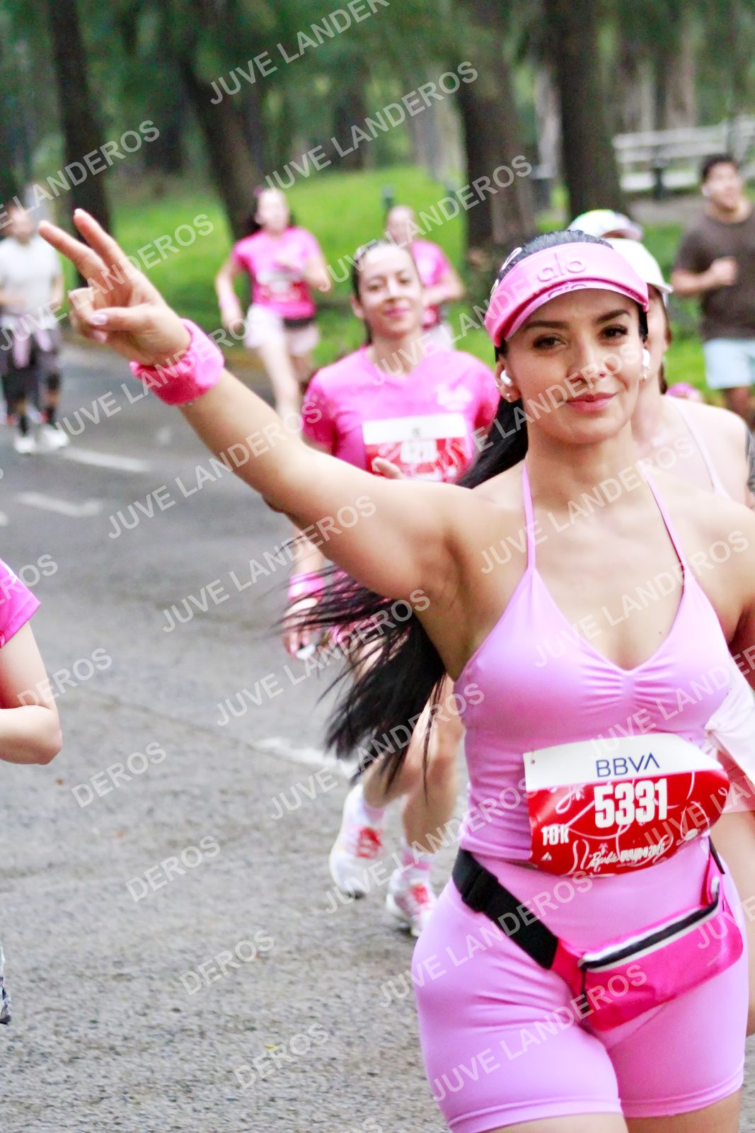 Foto del BARBIE RUN GUADALAJARA en Paseo Andares, Blvd. Puerta de Hierro 4965, Zapopan a las 07:05 · Ruta