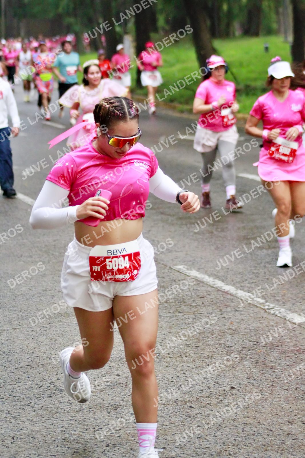 Foto del BARBIE RUN GUADALAJARA en Paseo Andares, Blvd. Puerta de Hierro 4965, Zapopan a las 07:05 · Ruta