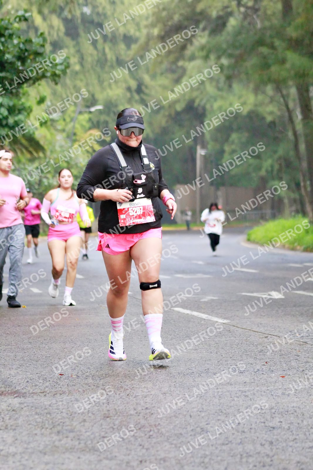 Foto del BARBIE RUN GUADALAJARA en Paseo Andares, Blvd. Puerta de Hierro 4965, Zapopan a las 07:12 · Ruta