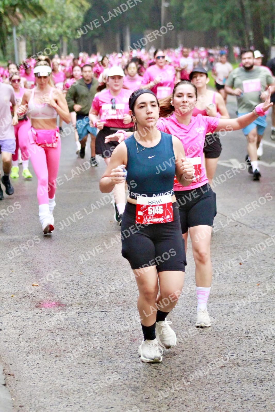 Foto del BARBIE RUN GUADALAJARA en Paseo Andares, Blvd. Puerta de Hierro 4965, Zapopan a las 07:05 · Ruta