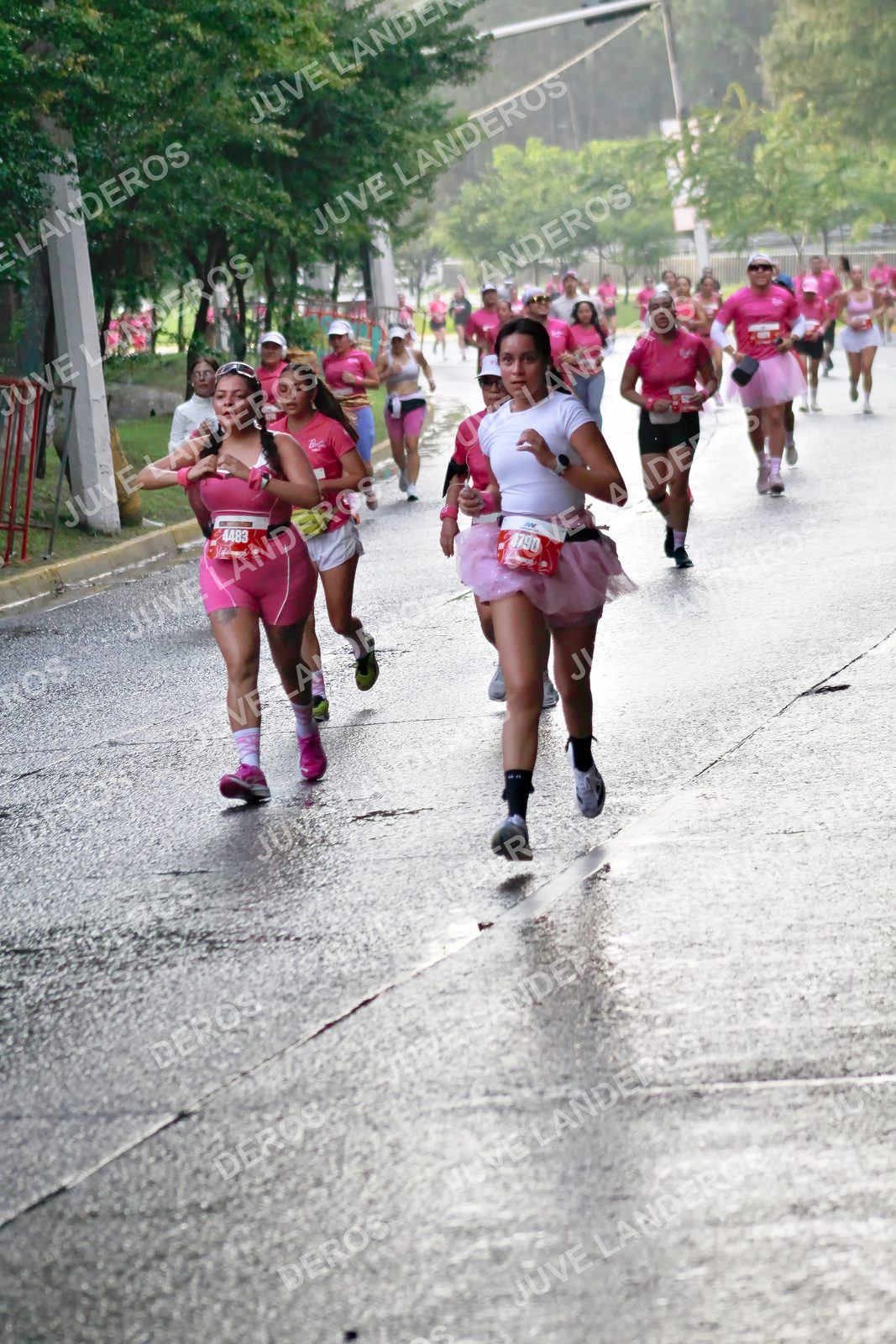 Foto del BARBIE RUN GUADALAJARA en Paseo Andares, Blvd. Puerta de Hierro 4965, Zapopan a las 07:36 · Ruta · dorsal 4483, 4790