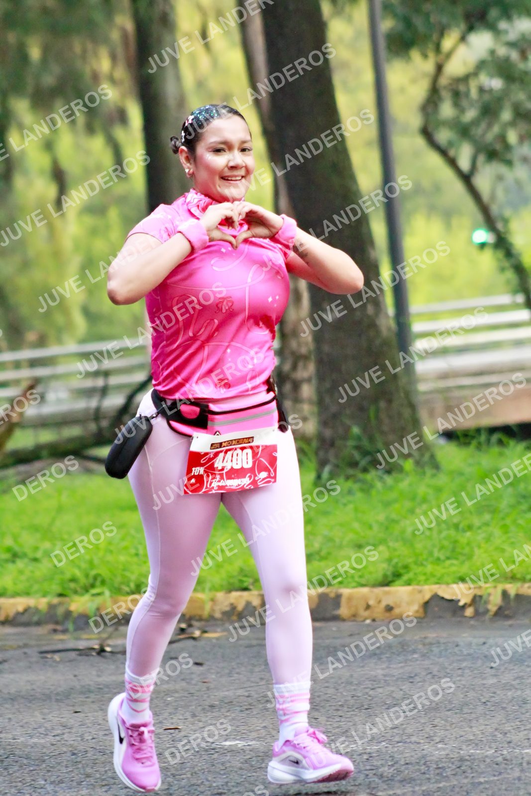 Foto del BARBIE RUN GUADALAJARA en Paseo Andares, Blvd. Puerta de Hierro 4965, Zapopan a las 07:14 · Ruta