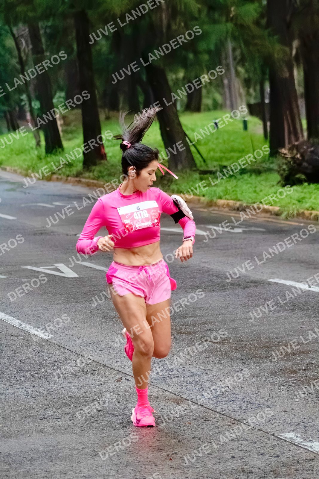 Foto del BARBIE RUN GUADALAJARA en Paseo Andares, Blvd. Puerta de Hierro 4965, Zapopan a las 06:58 · Ruta · dorsal 4179