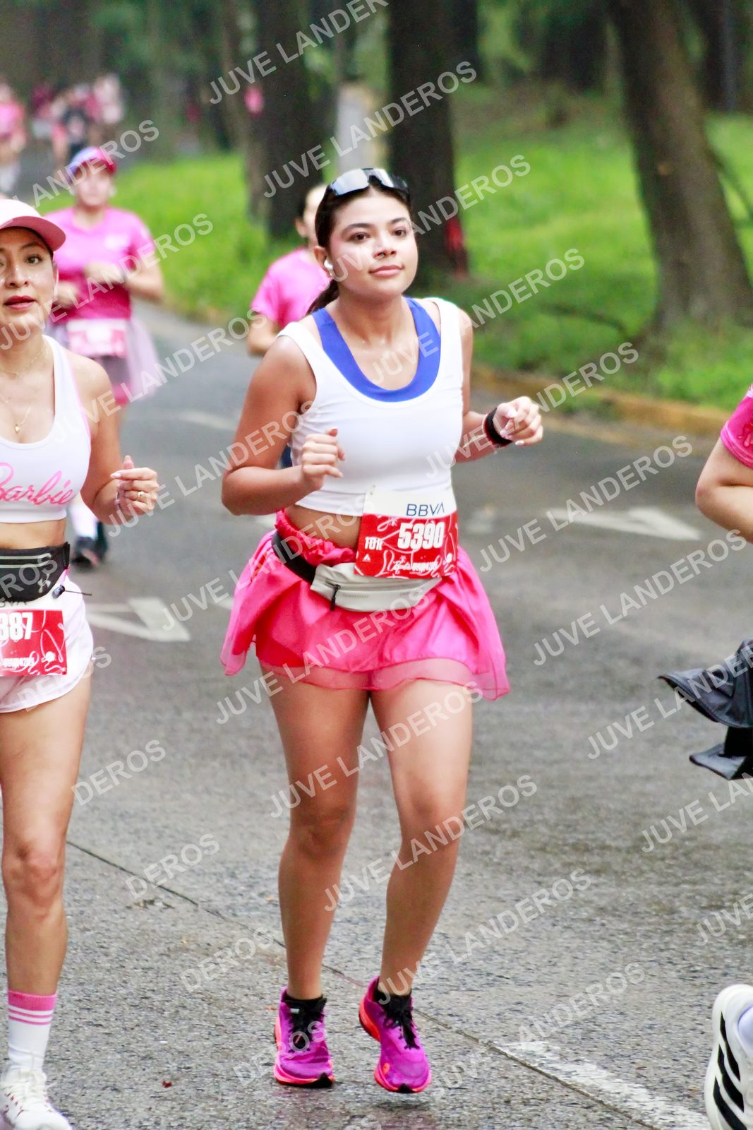Foto del BARBIE RUN GUADALAJARA en Paseo Andares, Blvd. Puerta de Hierro 4965, Zapopan a las 07:07 · Ruta