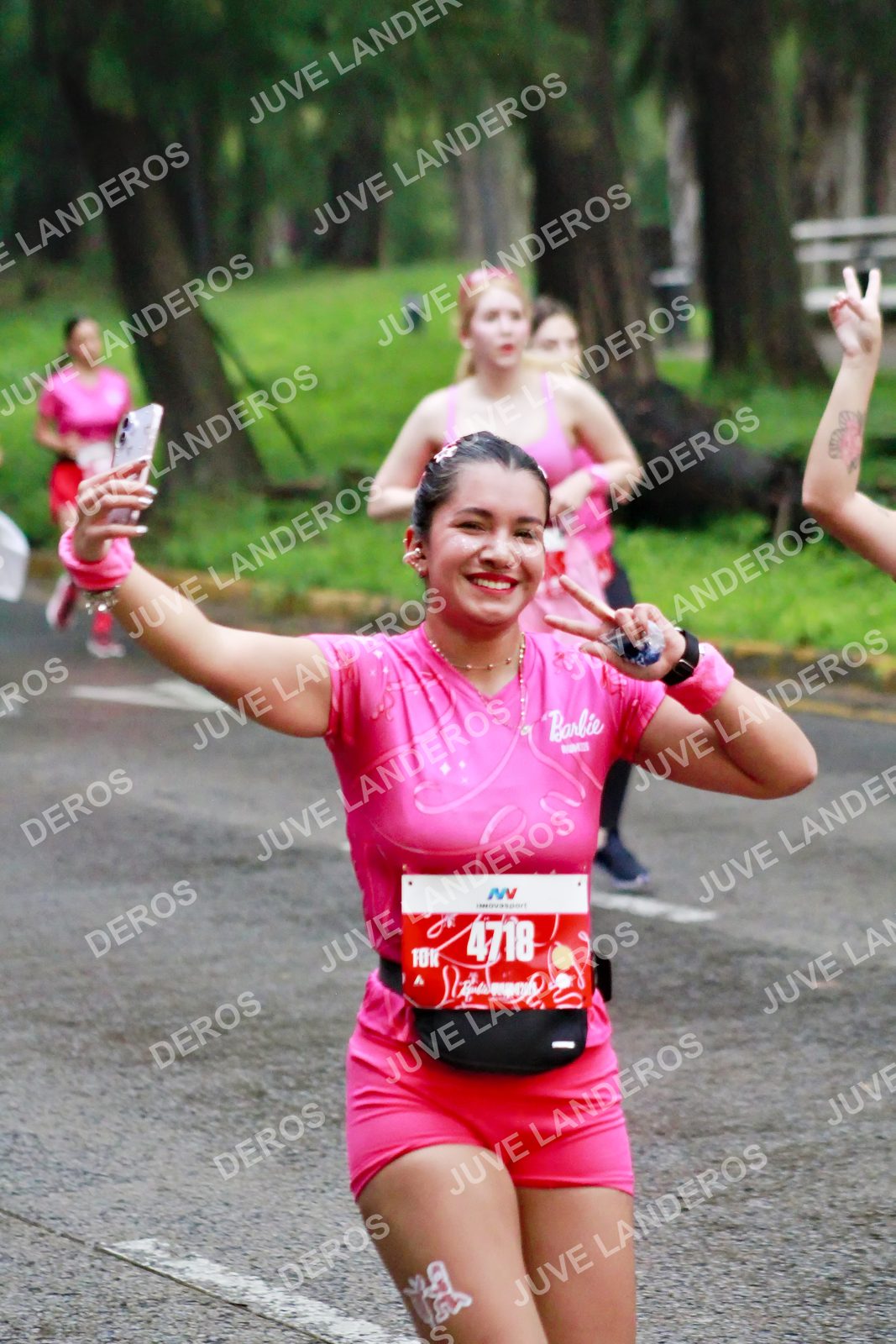 Foto del BARBIE RUN GUADALAJARA en Paseo Andares, Blvd. Puerta de Hierro 4965, Zapopan a las 07:04 · Ruta