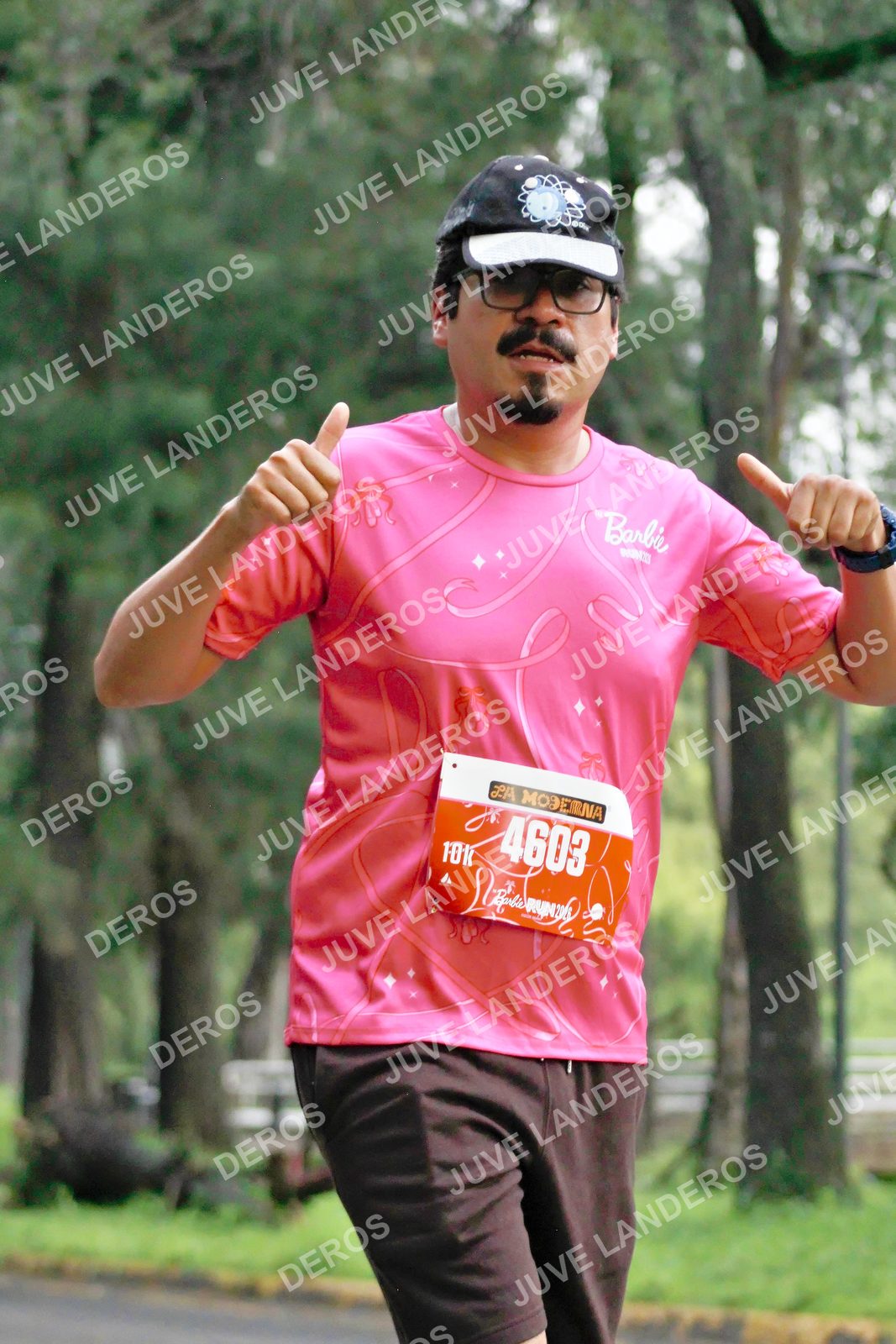 Foto del BARBIE RUN GUADALAJARA en Paseo Andares, Blvd. Puerta de Hierro 4965, Zapopan a las 07:23 · Ruta · dorsal 4603