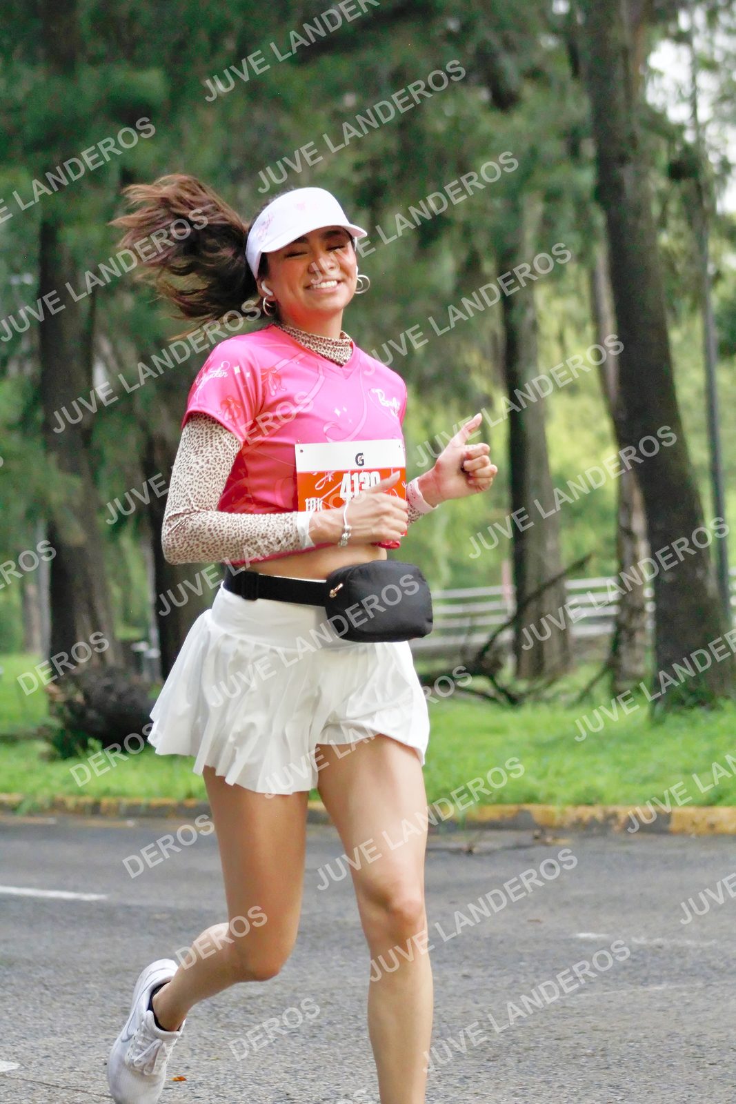 Foto del BARBIE RUN GUADALAJARA en Paseo Andares, Blvd. Puerta de Hierro 4965, Zapopan a las 07:22 · Ruta · dorsal 4130