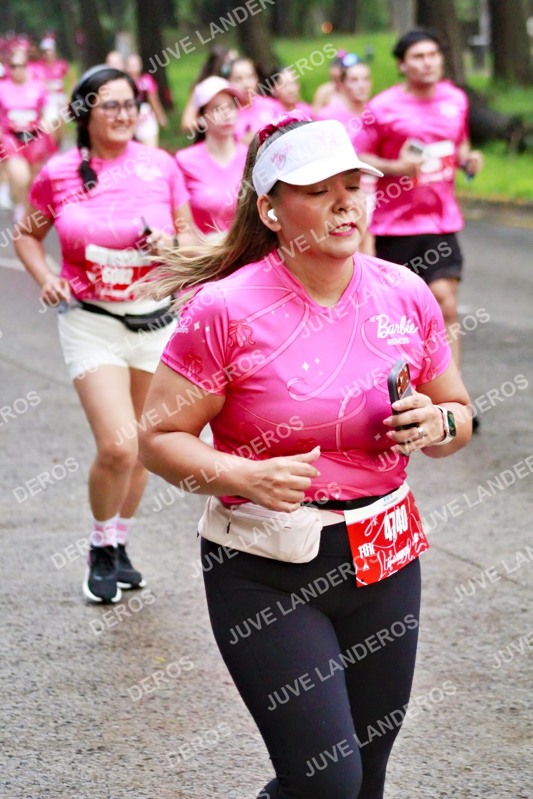 Foto del BARBIE RUN GUADALAJARA en Paseo Andares, Blvd. Puerta de Hierro 4965, Zapopan a las 07:05 · Ruta