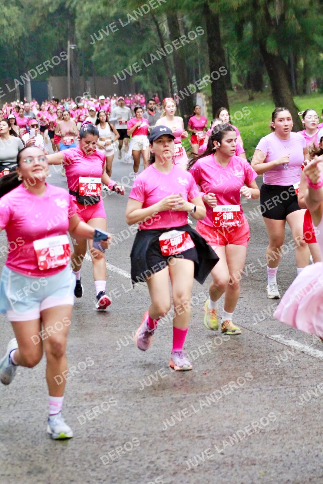 Foto del BARBIE RUN GUADALAJARA en Paseo Andares, Blvd. Puerta de Hierro 4965, Zapopan a las 07:04 · Ruta