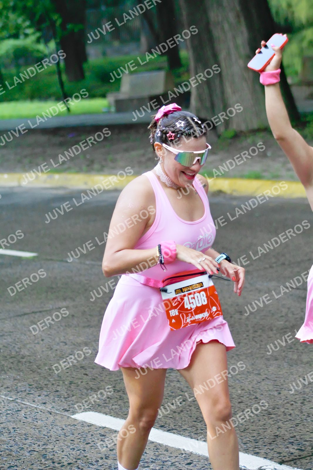 Foto del BARBIE RUN GUADALAJARA en Paseo Andares, Blvd. Puerta de Hierro 4965, Zapopan a las 07:49 · Ruta · dorsal 4508