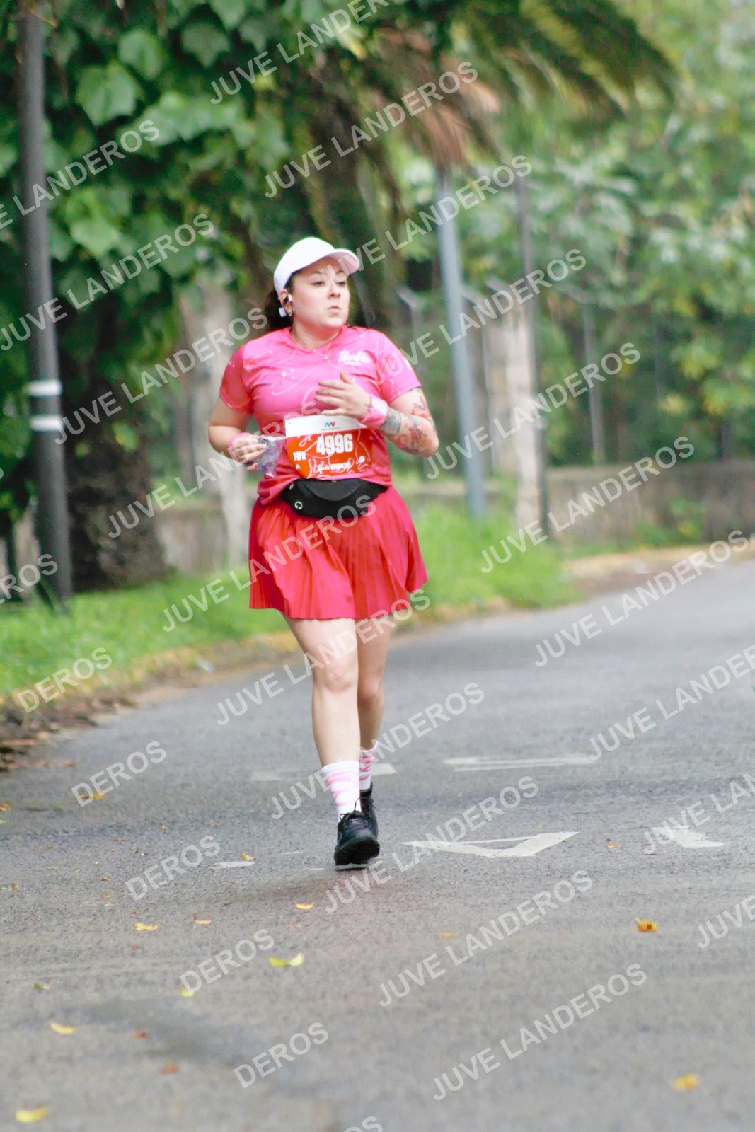 Foto del BARBIE RUN GUADALAJARA en Paseo Andares, Blvd. Puerta de Hierro 4965, Zapopan a las 07:26 · Ruta · dorsal 4996