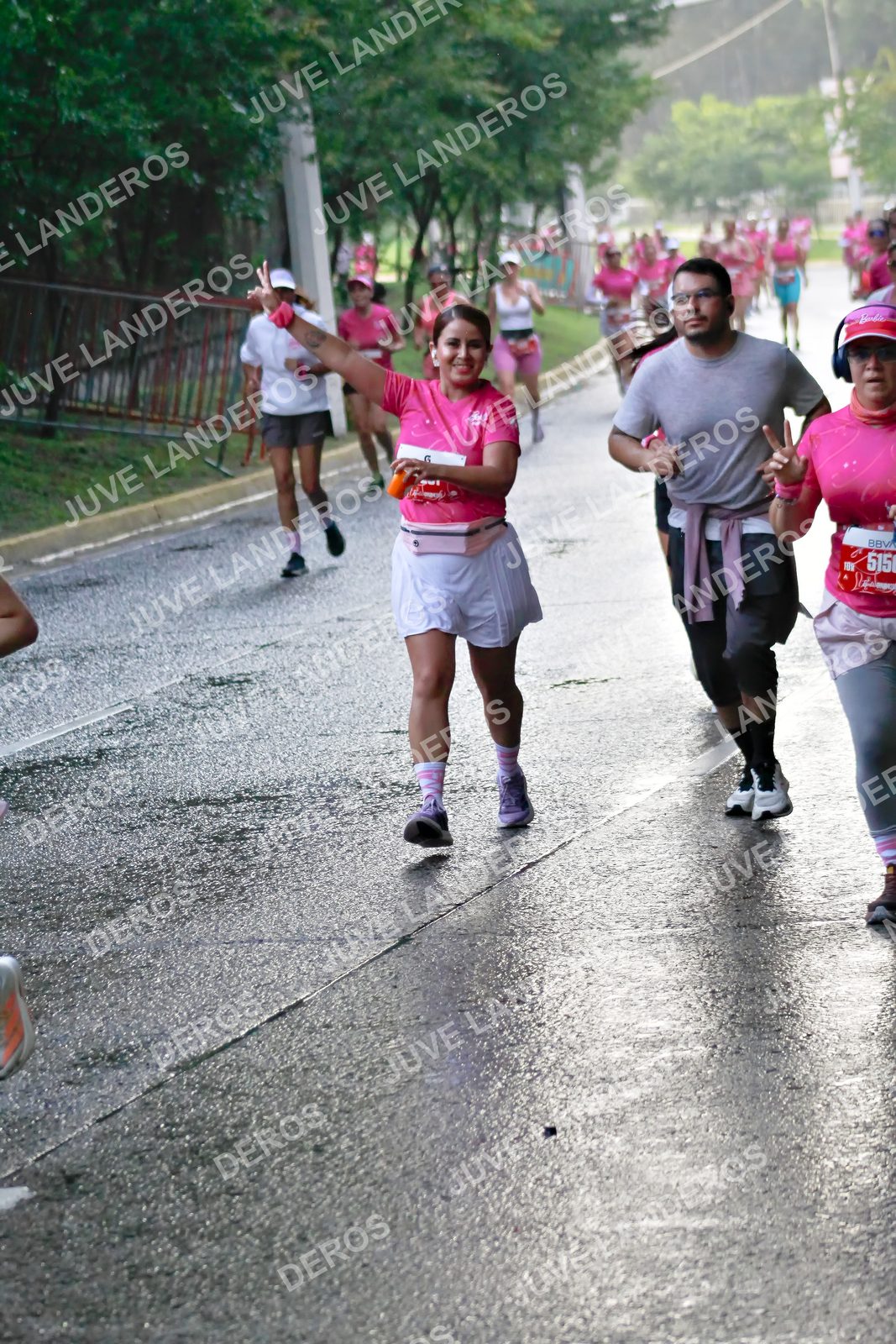 Foto del BARBIE RUN GUADALAJARA en Paseo Andares, Blvd. Puerta de Hierro 4965, Zapopan a las 07:37 · Ruta