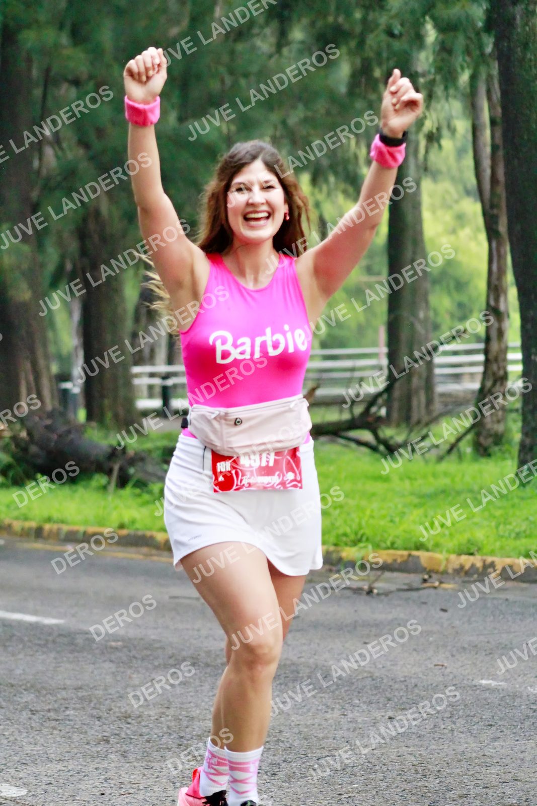 Foto del BARBIE RUN GUADALAJARA en Paseo Andares, Blvd. Puerta de Hierro 4965, Zapopan a las 07:08 · Ruta