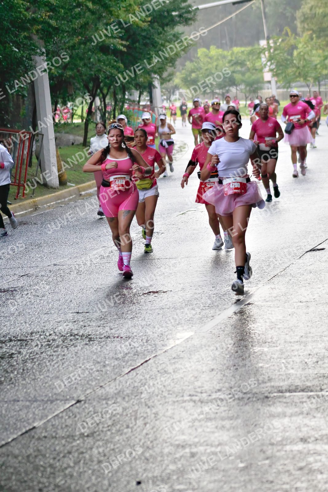 Foto del BARBIE RUN GUADALAJARA en Paseo Andares, Blvd. Puerta de Hierro 4965, Zapopan a las 07:36 · Ruta · dorsal 4790, 4483, 4200