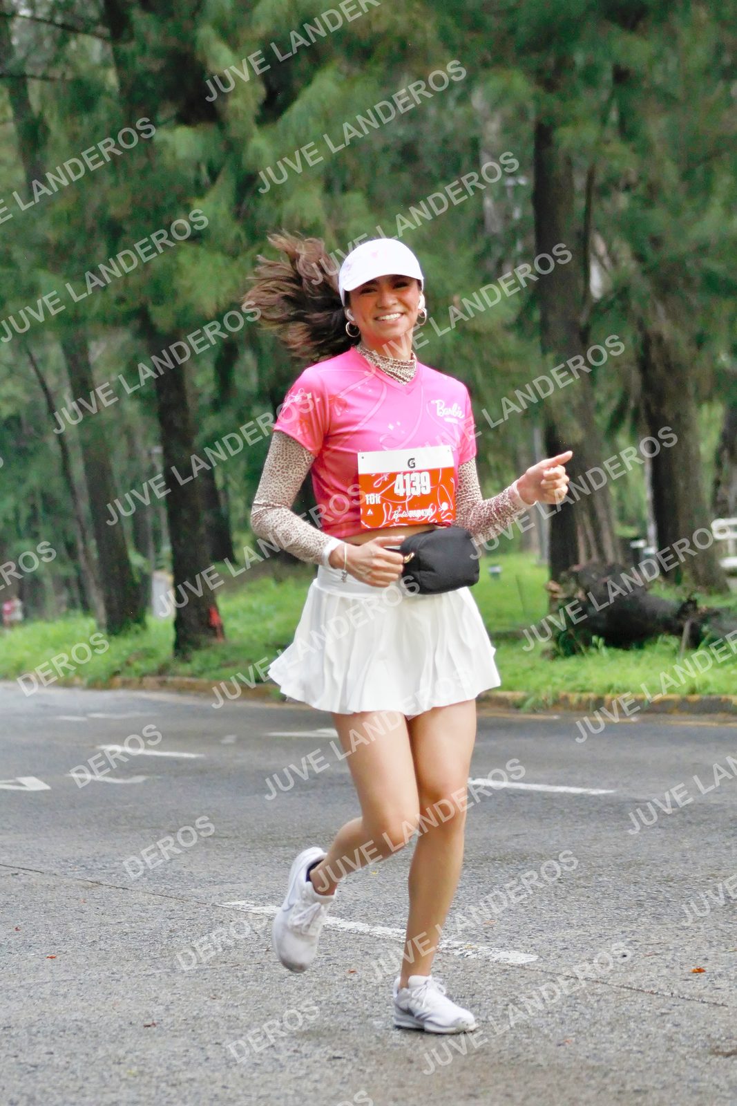 Foto del BARBIE RUN GUADALAJARA en Paseo Andares, Blvd. Puerta de Hierro 4965, Zapopan a las 07:22 · Ruta · dorsal 4139