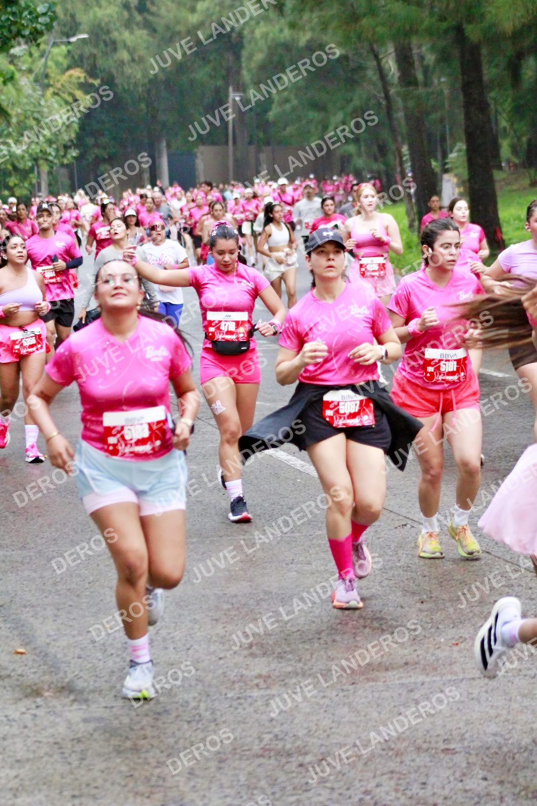 Foto del BARBIE RUN GUADALAJARA en Paseo Andares, Blvd. Puerta de Hierro 4965, Zapopan a las 07:04 · Ruta