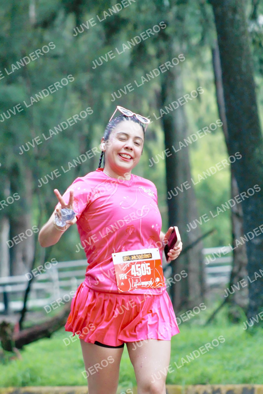 Foto del BARBIE RUN GUADALAJARA en Paseo Andares, Blvd. Puerta de Hierro 4965, Zapopan a las 07:25 · Ruta · dorsal 4505