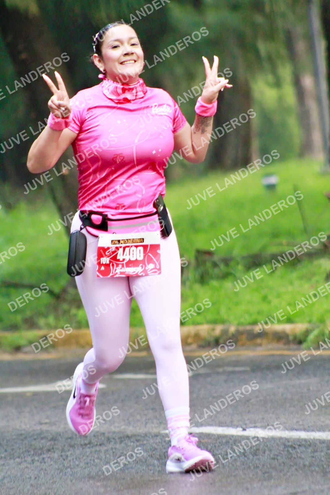 Foto del BARBIE RUN GUADALAJARA en Paseo Andares, Blvd. Puerta de Hierro 4965, Zapopan a las 07:14 · Ruta