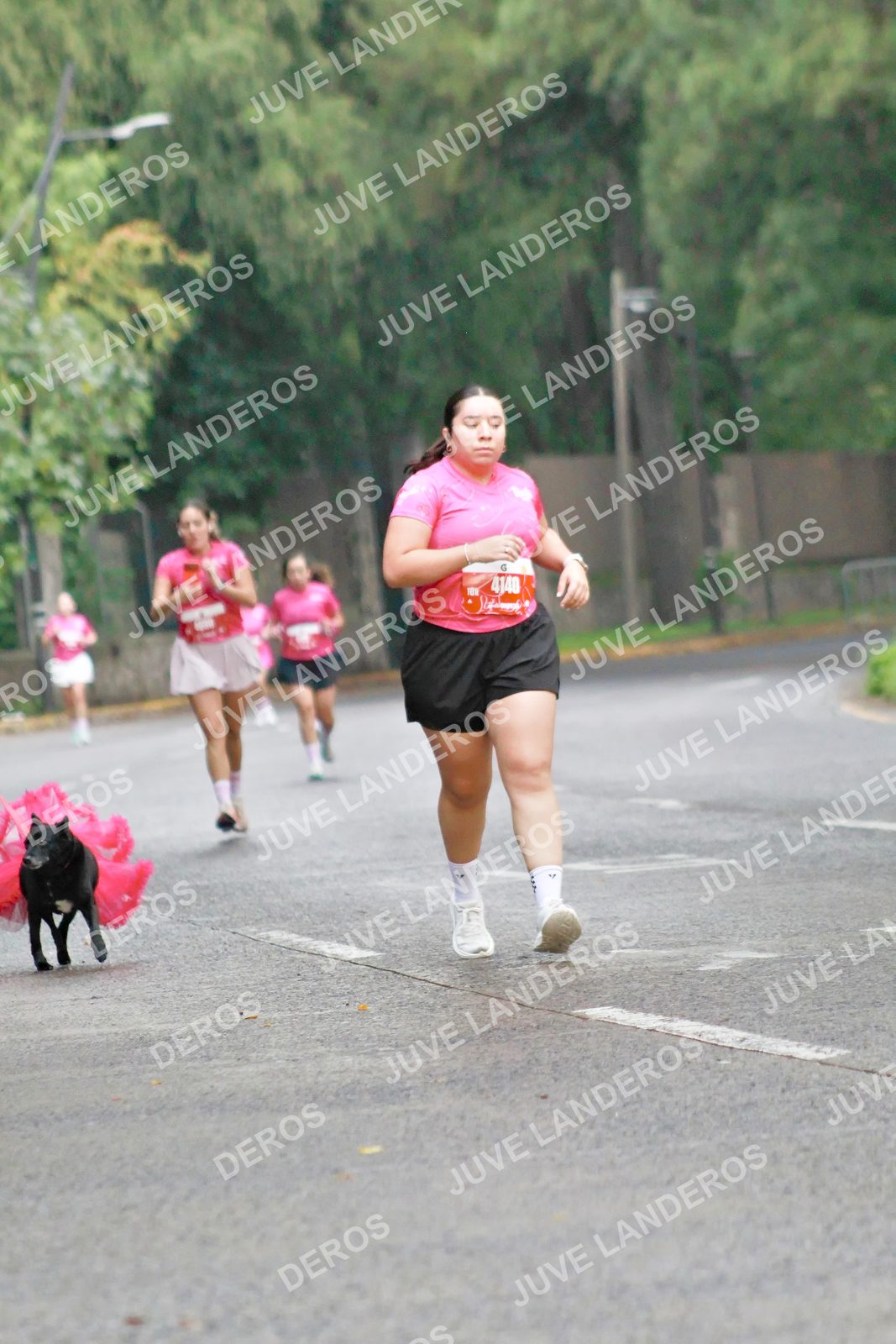 Foto del BARBIE RUN GUADALAJARA en Paseo Andares, Blvd. Puerta de Hierro 4965, Zapopan a las 07:25 · Ruta · dorsal 4140