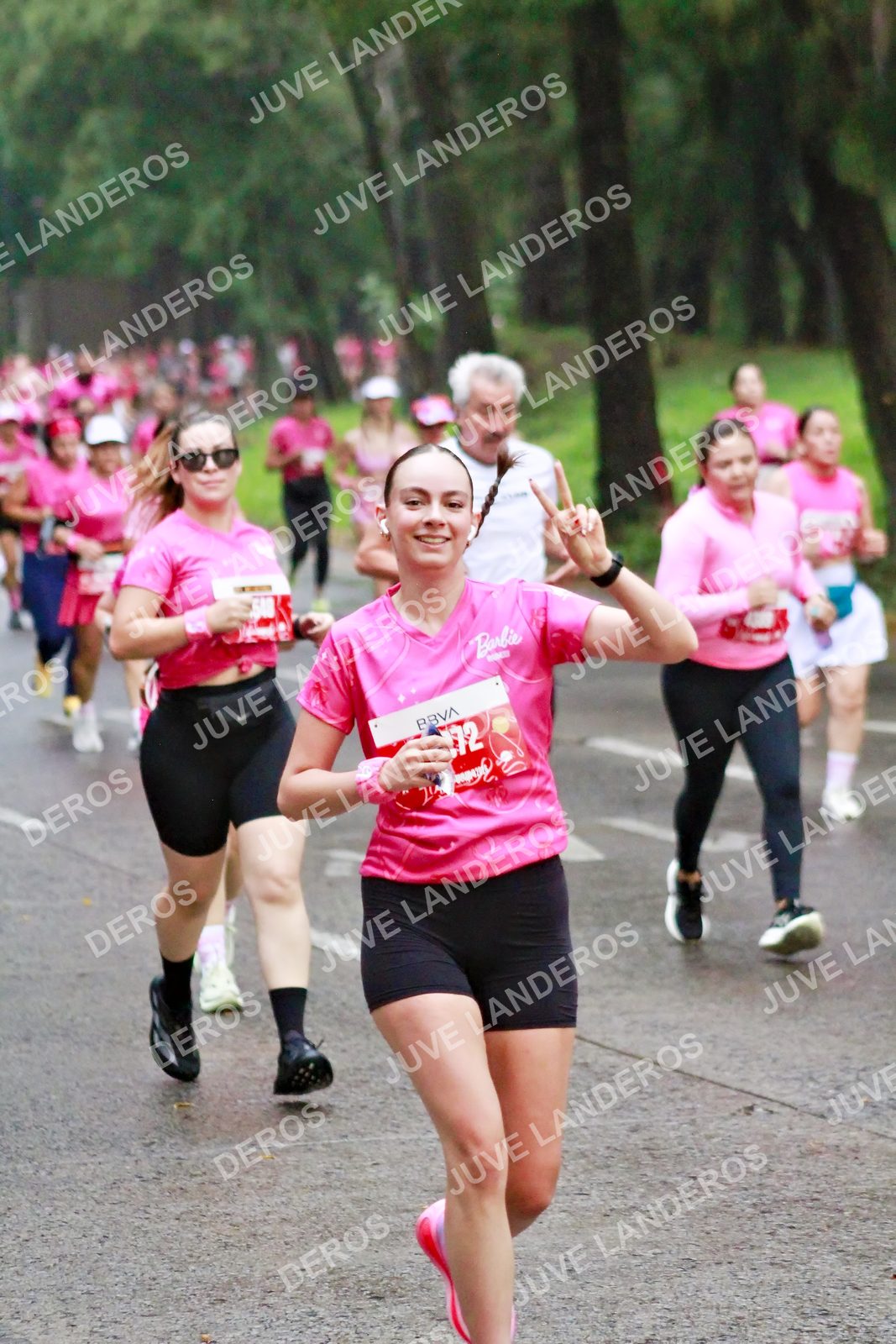 Foto del BARBIE RUN GUADALAJARA en Paseo Andares, Blvd. Puerta de Hierro 4965, Zapopan a las 07:04 · Ruta