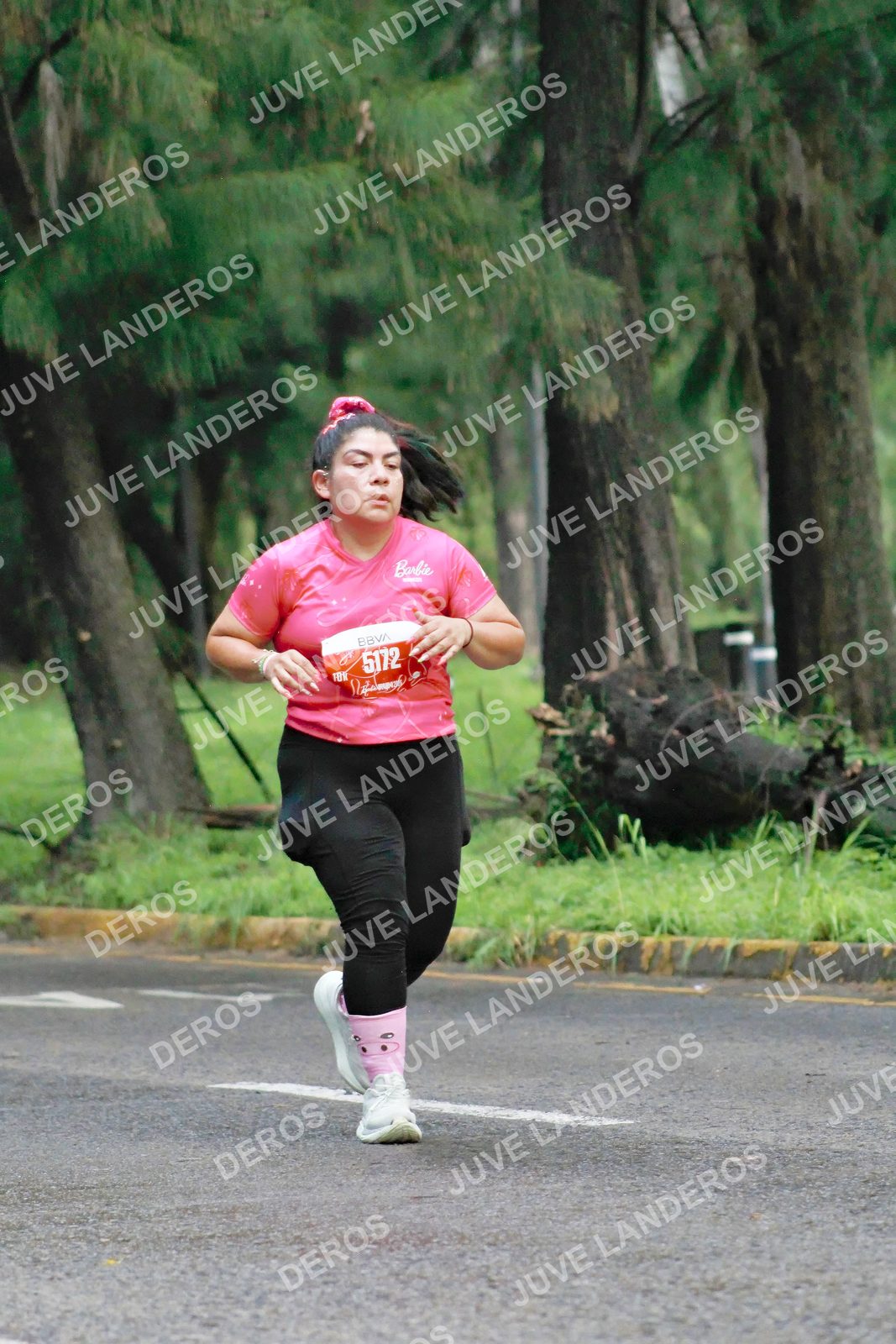 Foto del BARBIE RUN GUADALAJARA en Paseo Andares, Blvd. Puerta de Hierro 4965, Zapopan a las 07:23 · Ruta · dorsal 5172