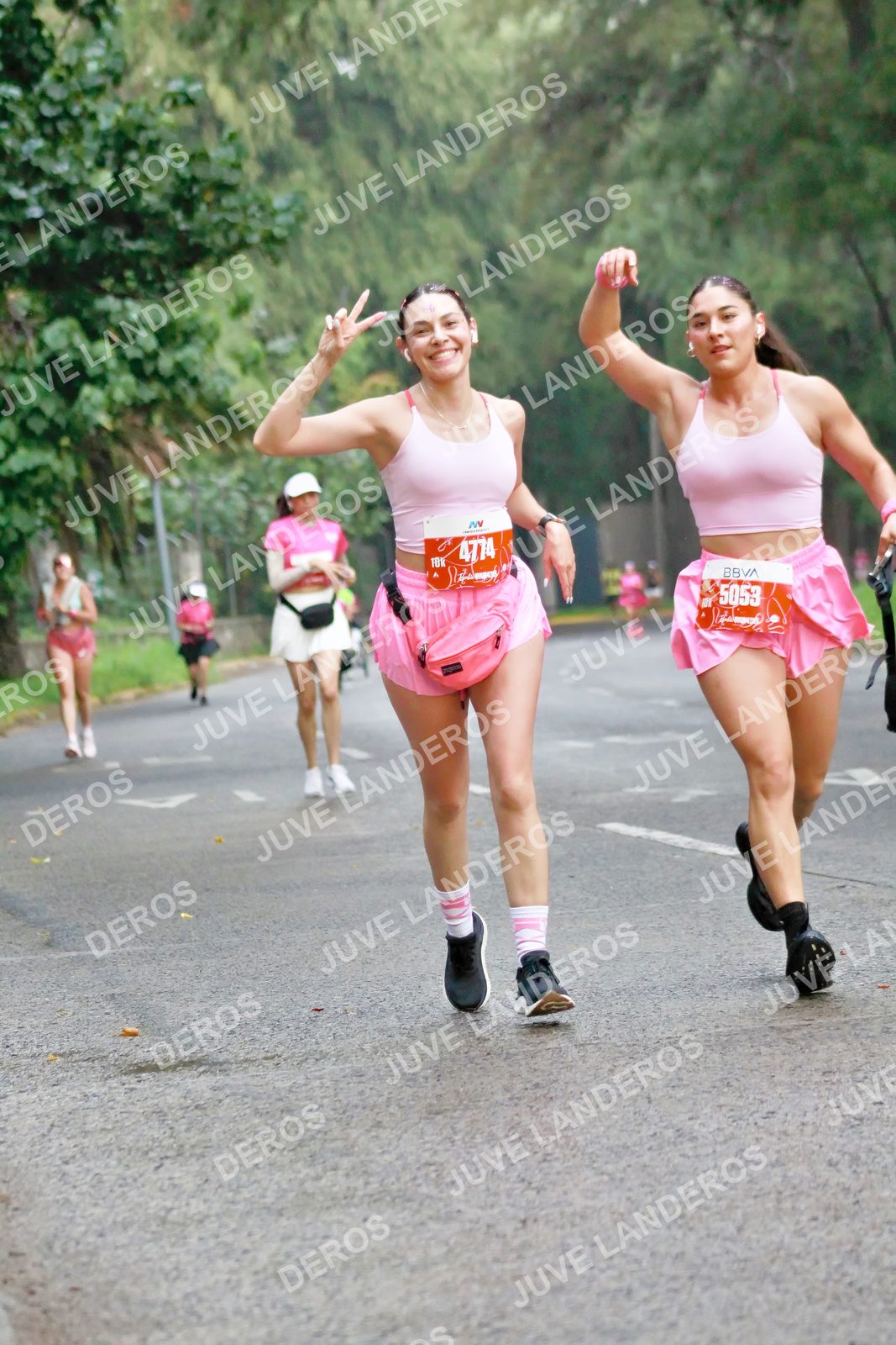 Foto del BARBIE RUN GUADALAJARA en Paseo Andares, Blvd. Puerta de Hierro 4965, Zapopan a las 07:22 · Ruta · dorsal 5053, 4774