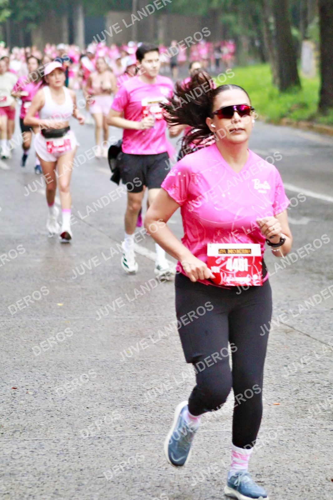 Foto del BARBIE RUN GUADALAJARA en Paseo Andares, Blvd. Puerta de Hierro 4965, Zapopan a las 07:07 · Ruta