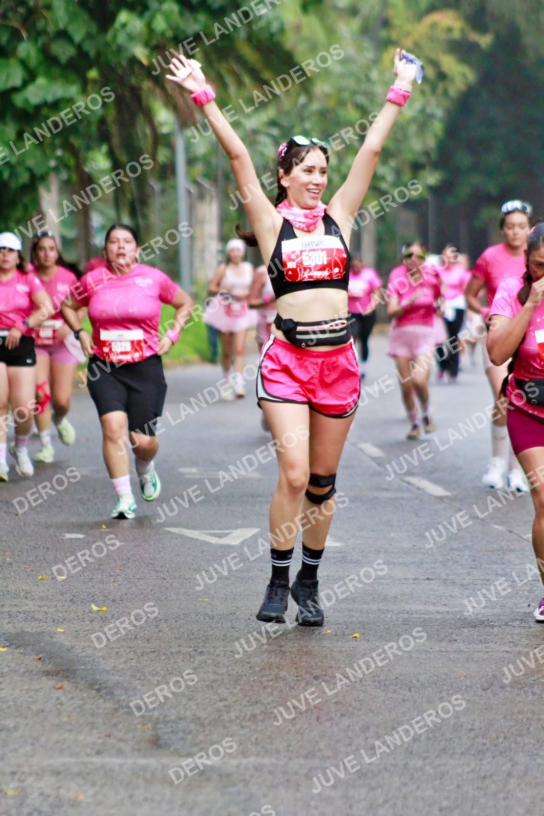 Foto del BARBIE RUN GUADALAJARA en Paseo Andares, Blvd. Puerta de Hierro 4965, Zapopan a las 07:07 · Ruta