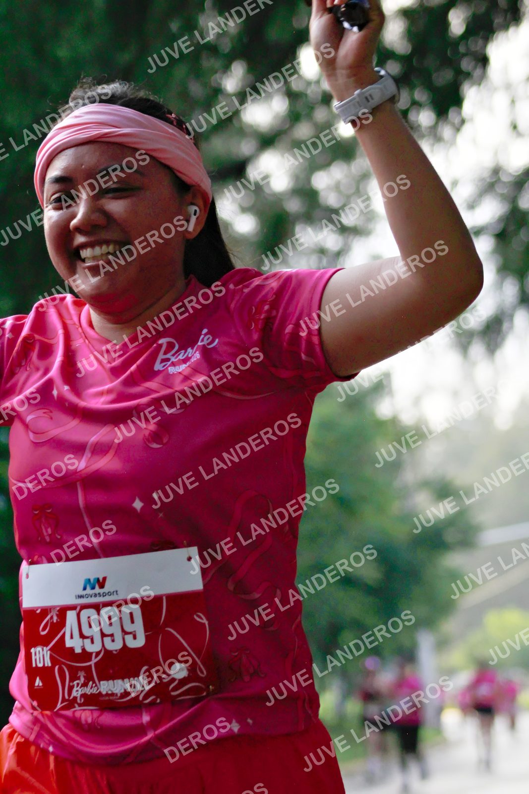 Foto del BARBIE RUN GUADALAJARA en Paseo Andares, Blvd. Puerta de Hierro 4965, Zapopan a las 07:40 · Ruta · dorsal 4999