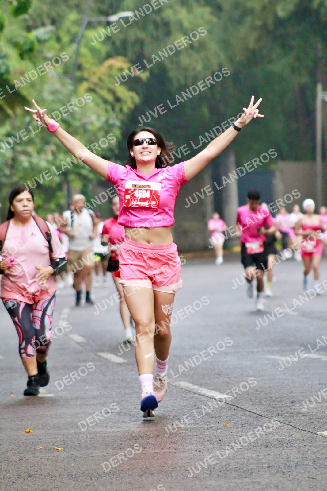Foto del BARBIE RUN GUADALAJARA en Paseo Andares, Blvd. Puerta de Hierro 4965, Zapopan a las 07:08 · Ruta