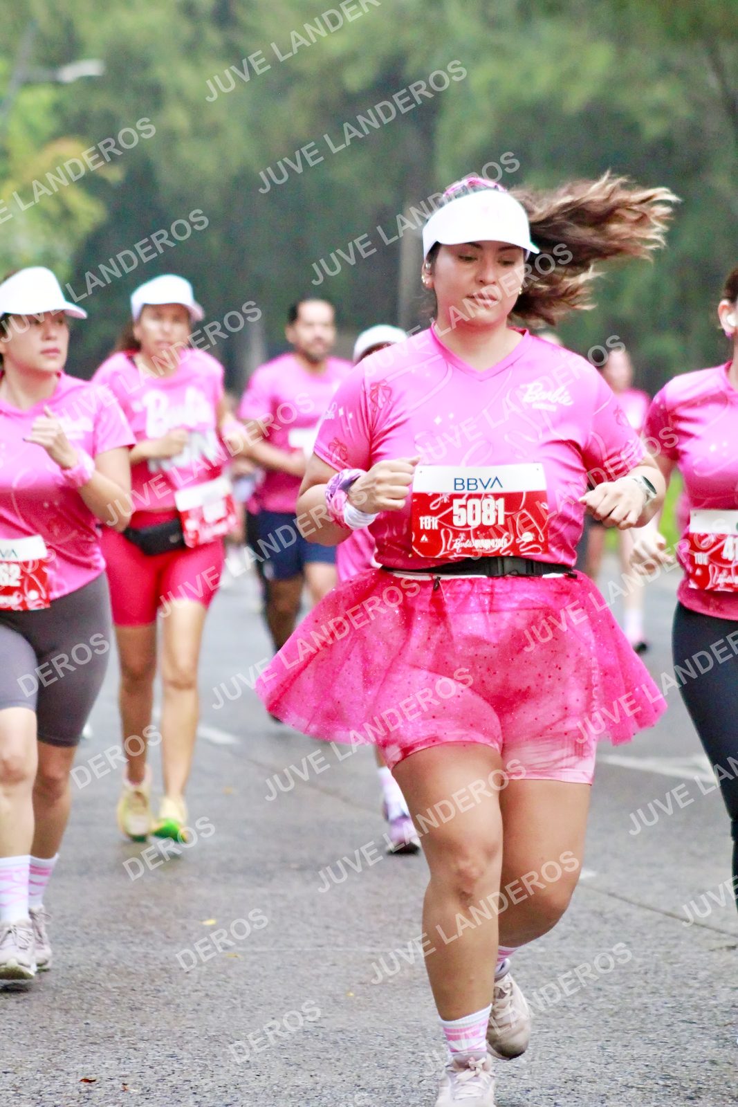 Foto del BARBIE RUN GUADALAJARA en Paseo Andares, Blvd. Puerta de Hierro 4965, Zapopan a las 07:06 · Ruta