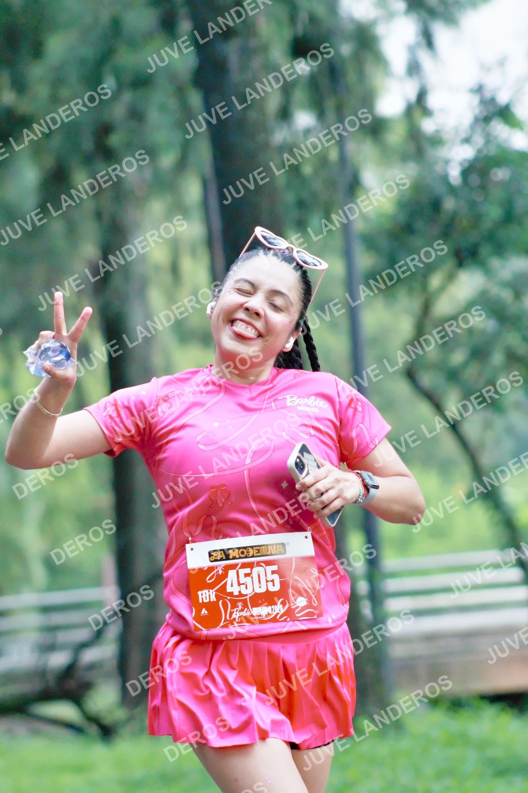 Foto del BARBIE RUN GUADALAJARA en Paseo Andares, Blvd. Puerta de Hierro 4965, Zapopan a las 07:25 · Ruta · dorsal 4505