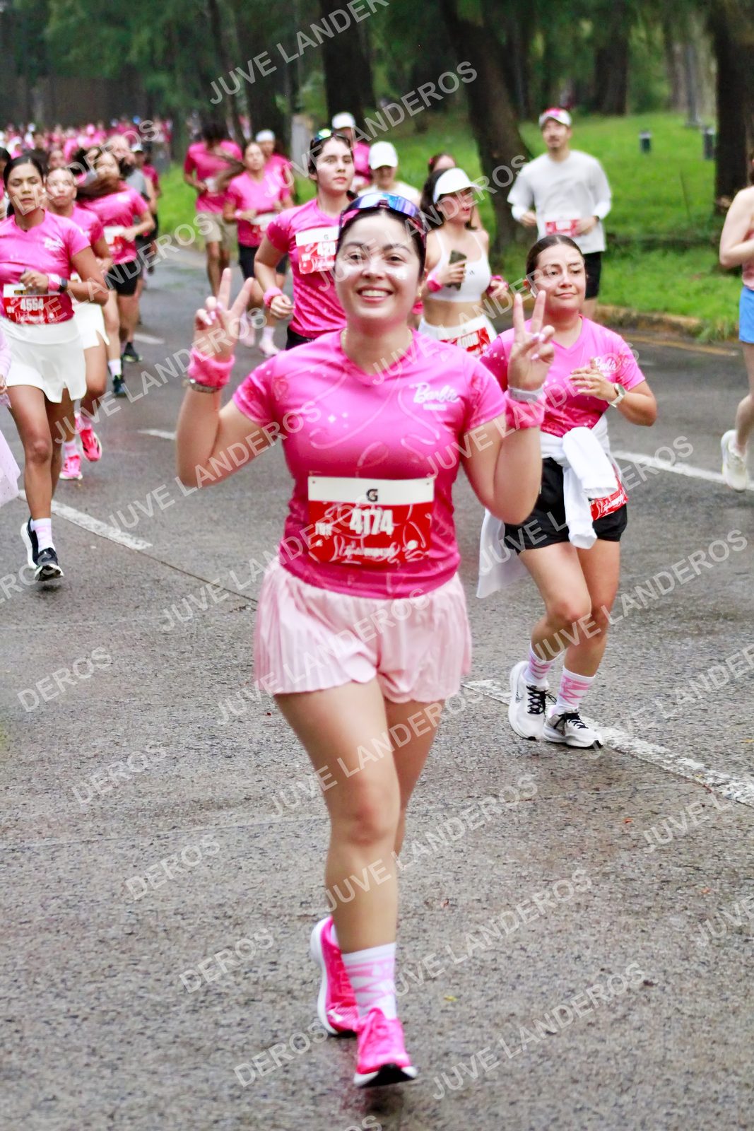 Foto del BARBIE RUN GUADALAJARA en Paseo Andares, Blvd. Puerta de Hierro 4965, Zapopan a las 07:04 · Ruta