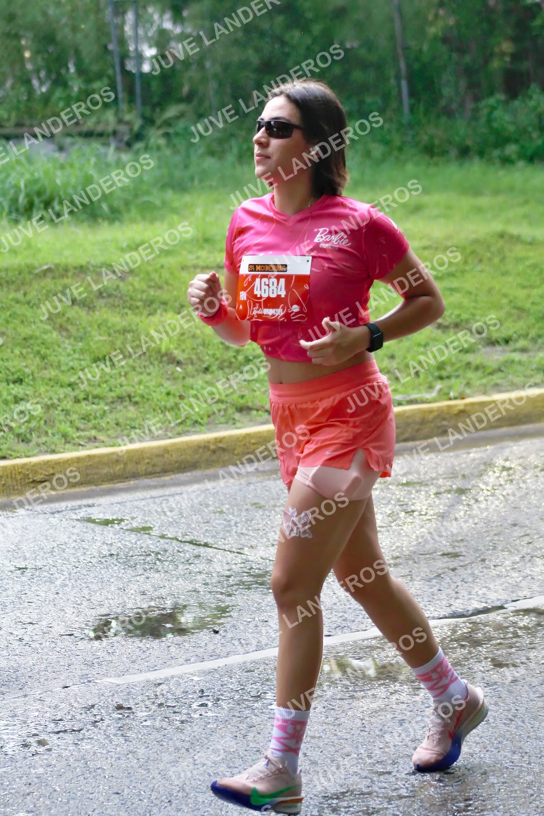 Foto del BARBIE RUN GUADALAJARA en Paseo Andares, Blvd. Puerta de Hierro 4965, Zapopan a las 07:45 · Ruta · dorsal 4684