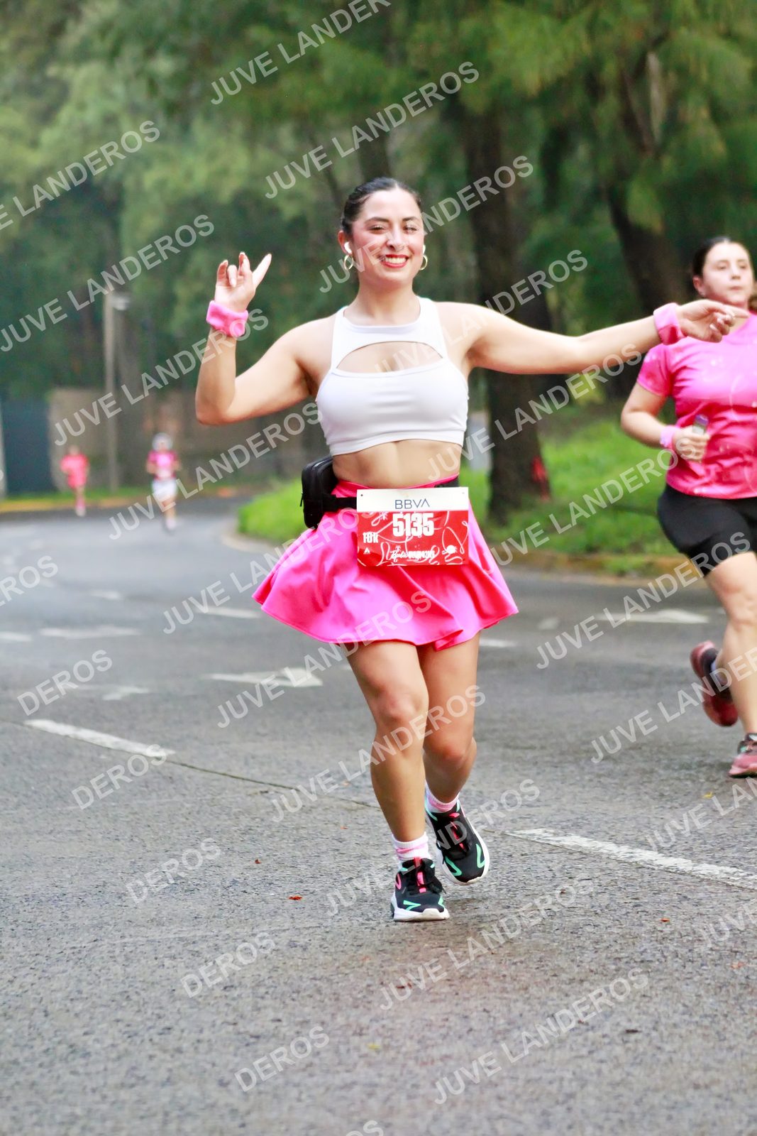 Foto del BARBIE RUN GUADALAJARA en Paseo Andares, Blvd. Puerta de Hierro 4965, Zapopan a las 07:15 · Ruta