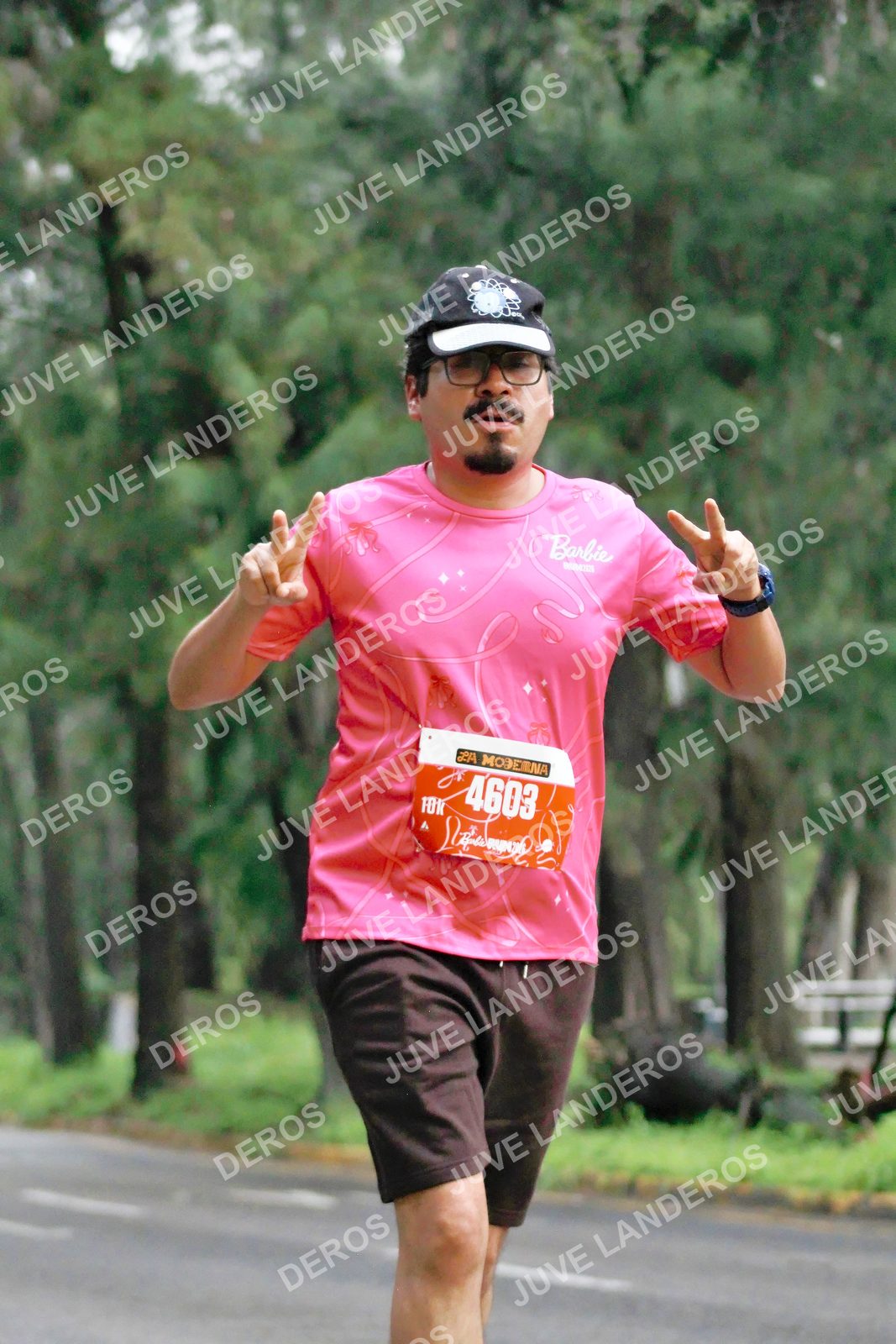Foto del BARBIE RUN GUADALAJARA en Paseo Andares, Blvd. Puerta de Hierro 4965, Zapopan a las 07:23 · Ruta · dorsal 4603