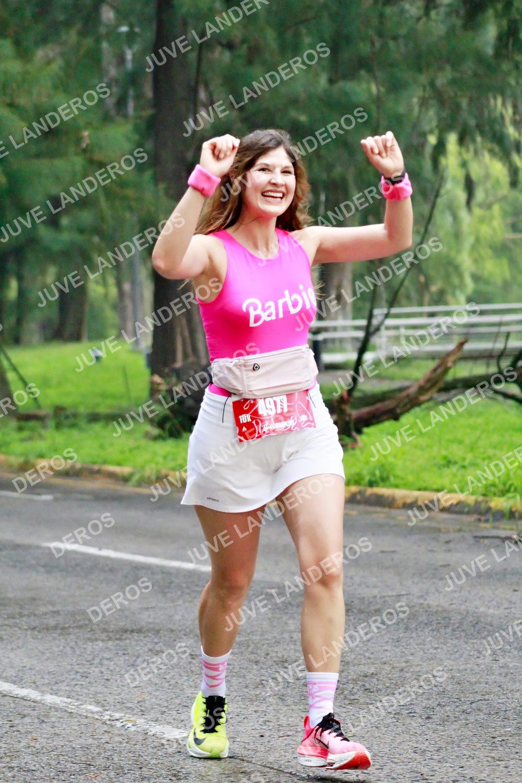 Foto del BARBIE RUN GUADALAJARA en Paseo Andares, Blvd. Puerta de Hierro 4965, Zapopan a las 07:08 · Ruta