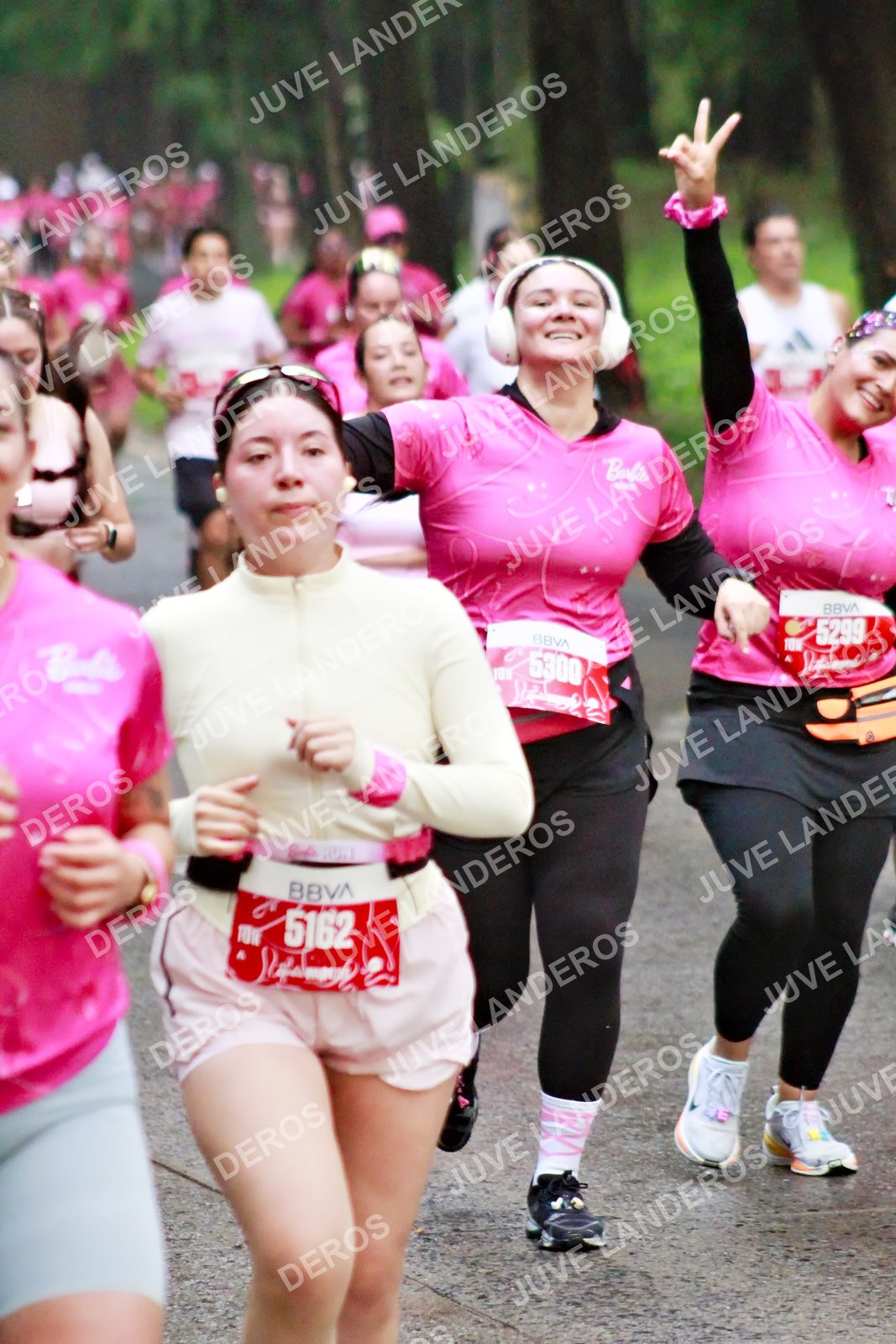 Foto del BARBIE RUN GUADALAJARA en Paseo Andares, Blvd. Puerta de Hierro 4965, Zapopan a las 07:05 · Ruta