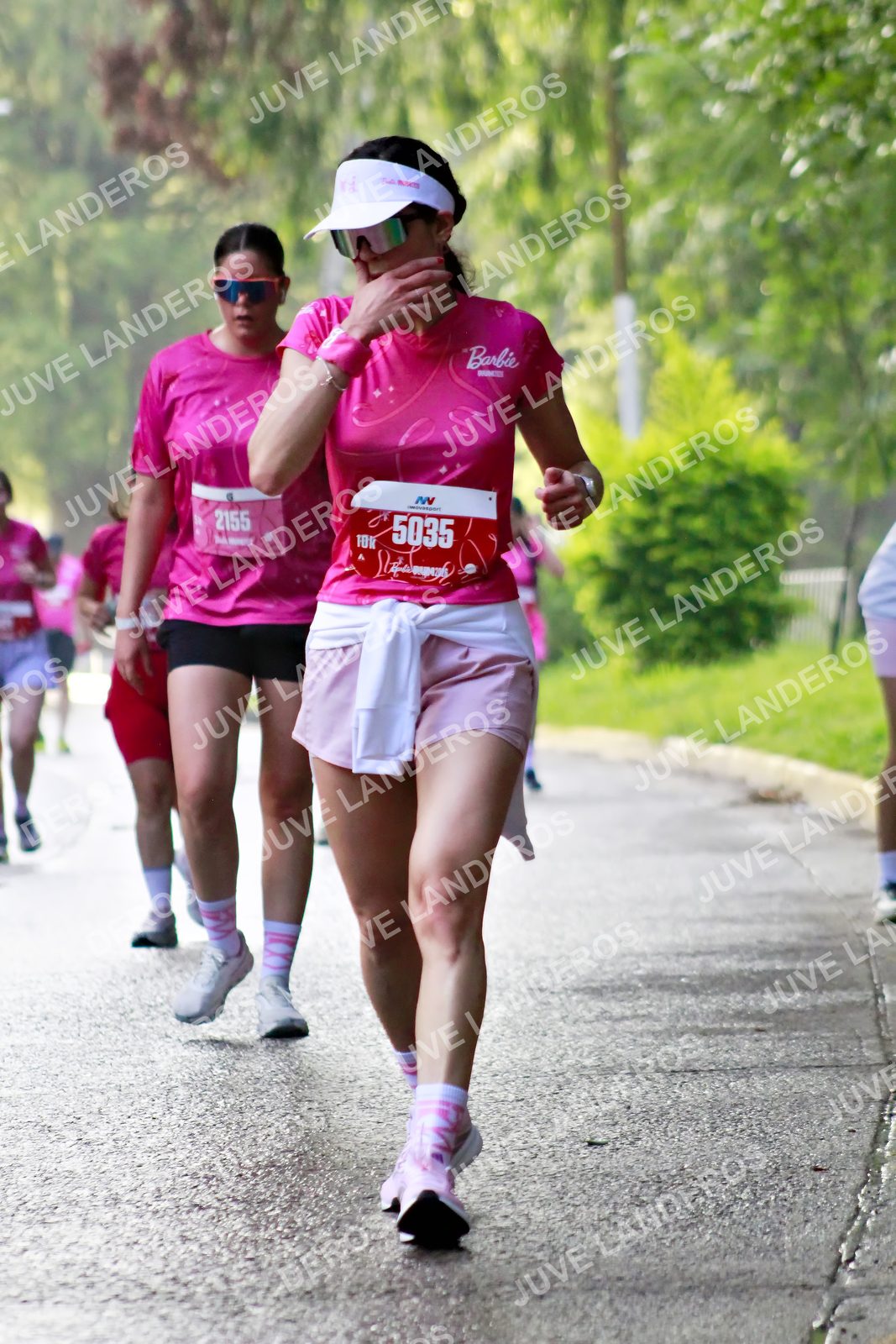 Foto del BARBIE RUN GUADALAJARA en Paseo Andares, Blvd. Puerta de Hierro 4965, Zapopan a las 07:42 · Ruta · dorsal 5035, 2155