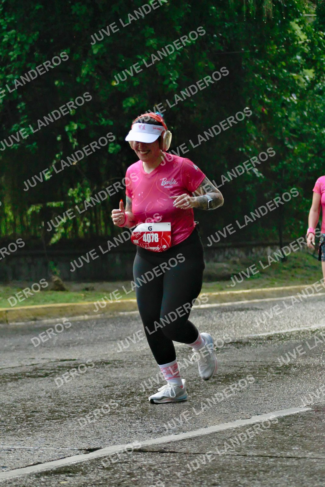 Foto del BARBIE RUN GUADALAJARA en Paseo Andares, Blvd. Puerta de Hierro 4965, Zapopan a las 07:41 · Ruta · dorsal 4078