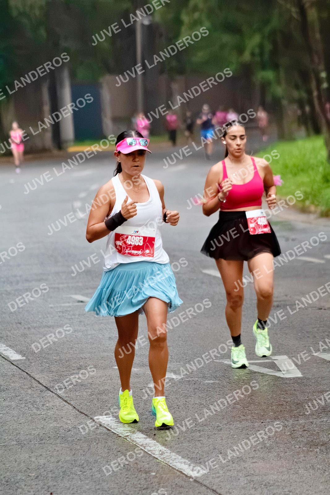 Foto del BARBIE RUN GUADALAJARA en Paseo Andares, Blvd. Puerta de Hierro 4965, Zapopan a las 06:59 · Ruta · dorsal 4983