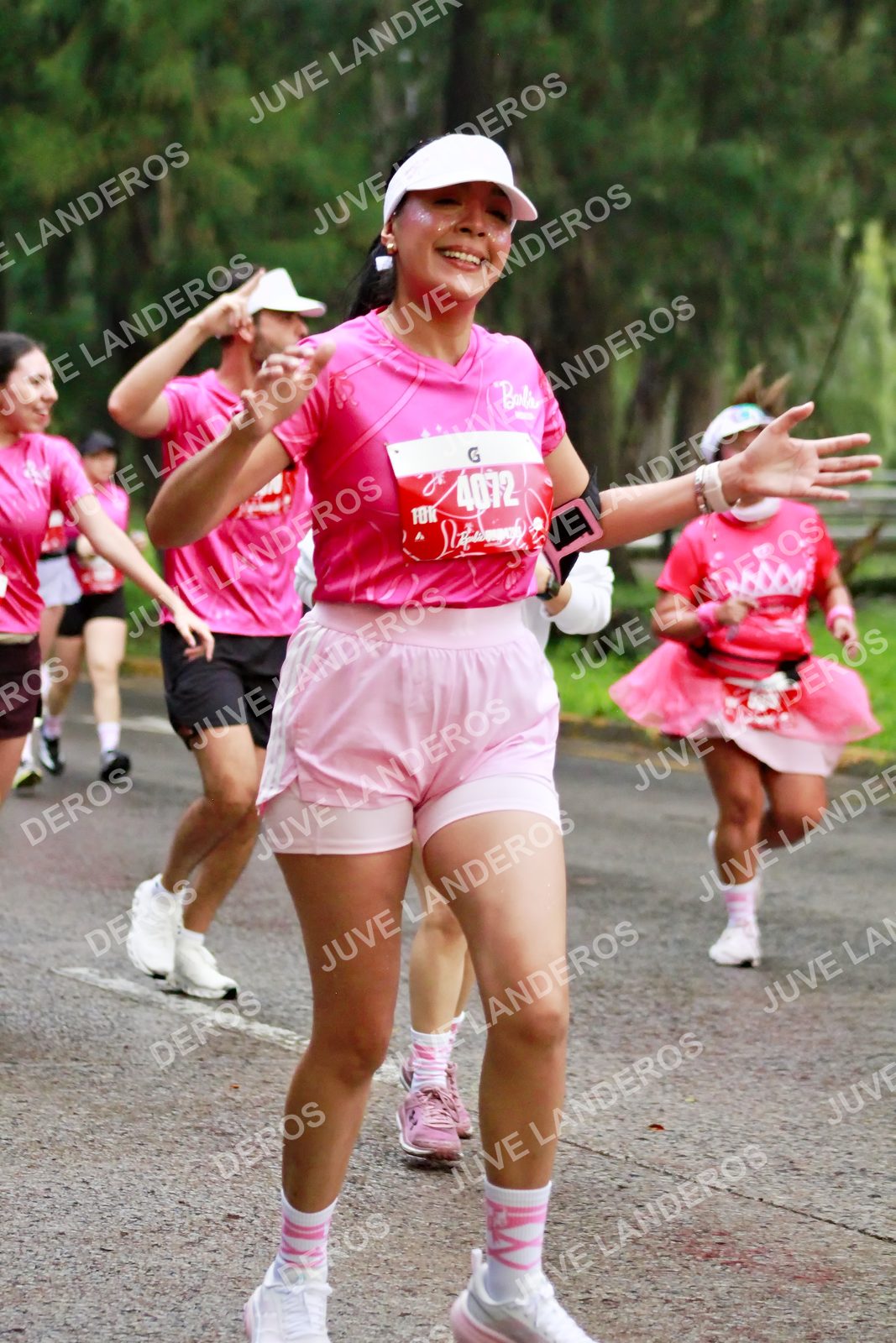 Foto del BARBIE RUN GUADALAJARA en Paseo Andares, Blvd. Puerta de Hierro 4965, Zapopan a las 07:06 · Ruta